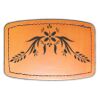 Faux Leather Engravable Patch - Curved Rectangle Thumbnail
