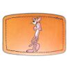 Faux Leather Engravable Patch - Curved Rectangle Thumbnail