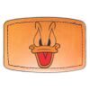 Faux Leather Engravable Patch - Curved Rectangle Thumbnail