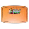Faux Leather Engravable Patch - Curved Rectangle Thumbnail