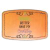 Faux Leather Engravable Patch - Curved Rectangle Thumbnail