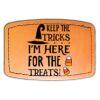Faux Leather Engravable Patch - Curved Rectangle Thumbnail