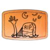 Faux Leather Engravable Patch - Curved Rectangle Thumbnail