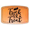 Faux Leather Engravable Patch - Curved Rectangle Thumbnail