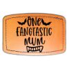 Faux Leather Engravable Patch - Curved Rectangle Thumbnail