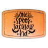 Faux Leather Engravable Patch - Curved Rectangle Thumbnail
