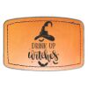 Faux Leather Engravable Patch - Curved Rectangle Thumbnail