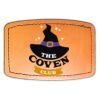 Faux Leather Engravable Patch - Curved Rectangle Thumbnail