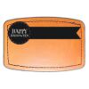 Faux Leather Engravable Patch - Curved Rectangle Thumbnail