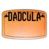 Faux Leather Engravable Patch - Curved Rectangle Thumbnail