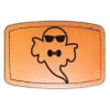 Faux Leather Engravable Patch - Curved Rectangle Thumbnail