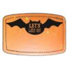 Faux Leather Engravable Patch - Curved Rectangle Thumbnail