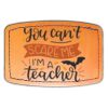 Faux Leather Engravable Patch - Curved Rectangle Thumbnail