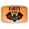Faux Leather Engravable Patch - Curved Rectangle Thumbnail