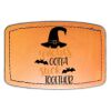 Faux Leather Engravable Patch - Curved Rectangle Thumbnail