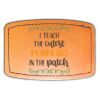 Faux Leather Engravable Patch - Curved Rectangle Thumbnail