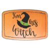 Faux Leather Engravable Patch - Curved Rectangle Thumbnail