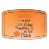 Faux Leather Engravable Patch - Curved Rectangle Thumbnail