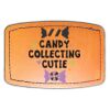 Faux Leather Engravable Patch - Curved Rectangle Thumbnail