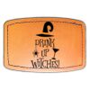 Faux Leather Engravable Patch - Curved Rectangle Thumbnail