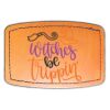 Faux Leather Engravable Patch - Curved Rectangle Thumbnail