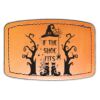 Faux Leather Engravable Patch - Curved Rectangle Thumbnail