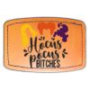 Faux Leather Engravable Patch - Curved Rectangle Thumbnail