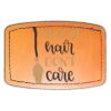 Faux Leather Engravable Patch - Curved Rectangle Thumbnail