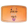 Faux Leather Engravable Patch - Curved Rectangle Thumbnail
