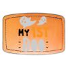 Faux Leather Engravable Patch - Curved Rectangle Thumbnail