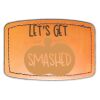 Faux Leather Engravable Patch - Curved Rectangle Thumbnail