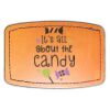 Faux Leather Engravable Patch - Curved Rectangle Thumbnail