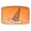 Faux Leather Engravable Patch - Curved Rectangle Thumbnail