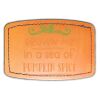 Faux Leather Engravable Patch - Curved Rectangle Thumbnail
