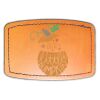 Faux Leather Engravable Patch - Curved Rectangle Thumbnail