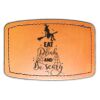 Faux Leather Engravable Patch - Curved Rectangle Thumbnail
