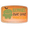 Faux Leather Engravable Patch - Curved Rectangle Thumbnail
