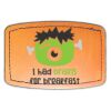 Faux Leather Engravable Patch - Curved Rectangle Thumbnail