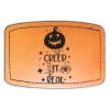 Faux Leather Engravable Patch - Curved Rectangle Thumbnail