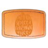 Faux Leather Engravable Patch - Curved Rectangle Thumbnail