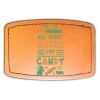 Faux Leather Engravable Patch - Curved Rectangle Thumbnail