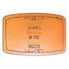 Faux Leather Engravable Patch - Curved Rectangle Thumbnail