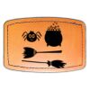 Faux Leather Engravable Patch - Curved Rectangle Thumbnail