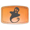 Faux Leather Engravable Patch - Curved Rectangle Thumbnail