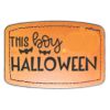 Faux Leather Engravable Patch - Curved Rectangle Thumbnail