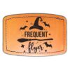 Faux Leather Engravable Patch - Curved Rectangle Thumbnail