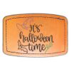 Faux Leather Engravable Patch - Curved Rectangle Thumbnail