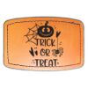 Faux Leather Engravable Patch - Curved Rectangle Thumbnail
