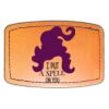 Faux Leather Engravable Patch - Curved Rectangle Thumbnail