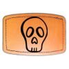 Faux Leather Engravable Patch - Curved Rectangle Thumbnail